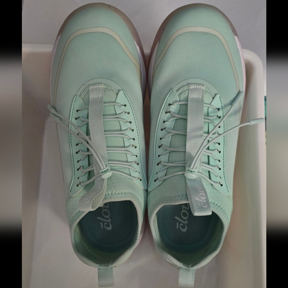 Mint Green Women's Sneakers - Picture 15 of 16